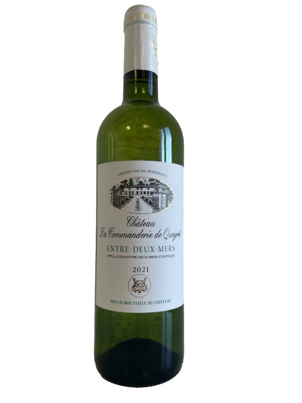 Château la Commanderie de Queyret - blanc 2018 - Entre-Deux-Mers